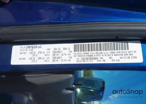 2009 Dodge Nitro Slt/Rt z USA, uszkodzony, nr VIN 1D8GU58K39W528844